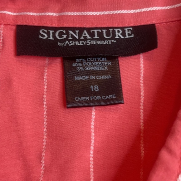 Signature by Ashley Stewart Top 18 PLUS SIZE - Picture 4 of 6